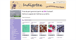 Desktop Screenshot of indigotex.fr